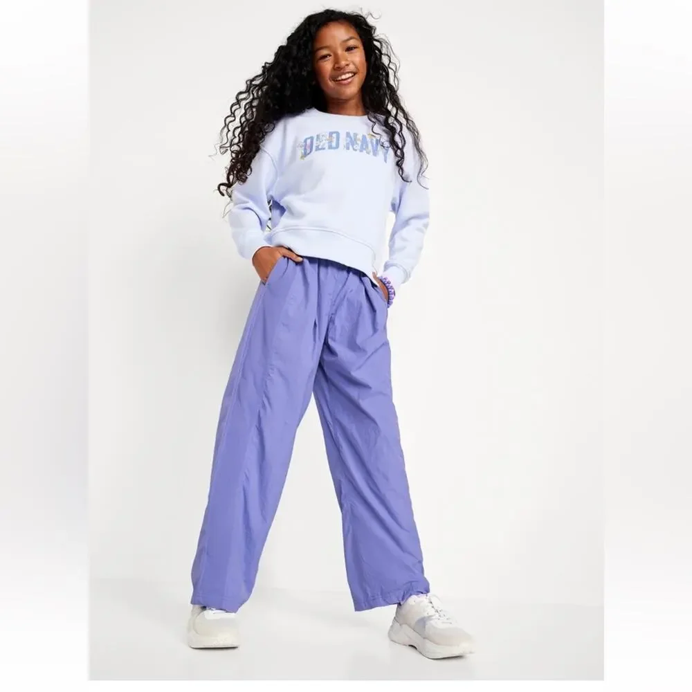 Old Navy Daydream High-Waisted Crinkle Wide-Leg Pants